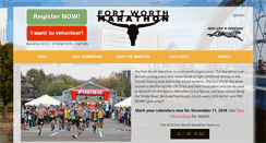 Desktop Screenshot of fortworthmarathon.org